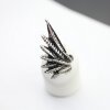 Dragon Wings Spread Ring Silver