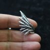 Dragon Wings Spread Ring Silver