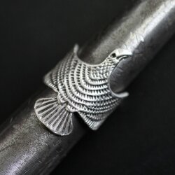 Silver eagle ring