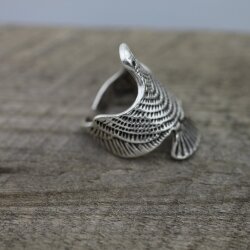 Silver eagle ring