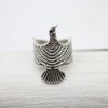 Silver eagle ring