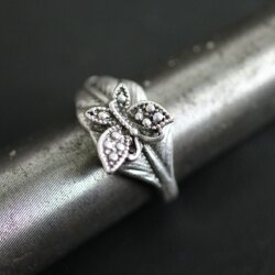 Silver eagle ring
