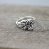 Silver eagle ring