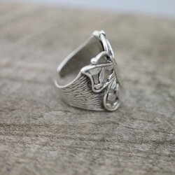 Ring butterfly, silver butterfly