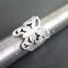 Ring butterfly, silver butterfly