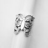 Ring butterfly, silver butterfly