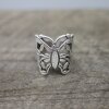 Ring Schmetterling, Silber Schmetterling Ring