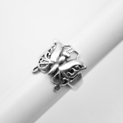 Ring butterfly, silver butterfly