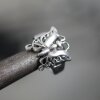 Ring butterfly, silver butterfly