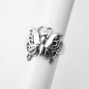 Ring butterfly, silver butterfly