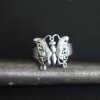 Ring butterfly, silver butterfly