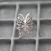 Ring Schmetterling, Silber Schmetterling Ring