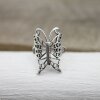 Ring butterfly, silver butterfly