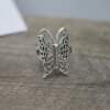 Ring Schmetterling, Silber Schmetterling Ring