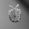 Ring butterfly, silver butterfly