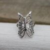 Ring Schmetterling, Silber Schmetterling Ring