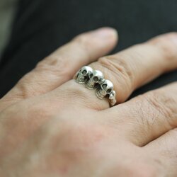 Skull Ring, Silver Skull