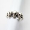 Totenkopf Ring, Silber Totenkopf