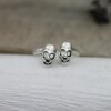 Totenkopf Ring, Silber Totenkopf