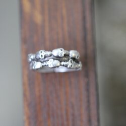 Skull Ring, Silver Skull