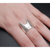 Silver Cat Kitten Ring