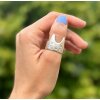 Silver Cat Kitten Ring