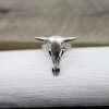 Bull Head Ring, Animal Skull Ring