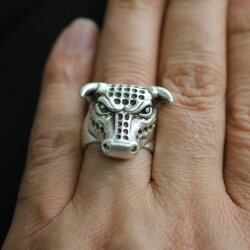 Bull Heads Rings