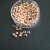 100 Rosegold Messingperlen Runde Perlen 4 mm (Ø 1,6 mm) ca. 19 gr