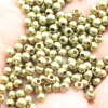 100 Raw Brass Beads, Metal Spacer Beads, 4 mm (Ø 1,6 mm) ca. 19 gr