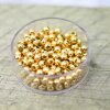 100 Gold Brass Beads, Metal Spacer Beads, 4 mm (Ø 1,6 mm) ca. 19 gr