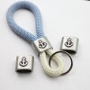 1 Anchor Keychain Findings Dark Silver