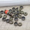 20 Antique Bronze Metal Bead Caps