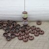 20 Antique Copper Metal Bead Caps