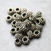 10 Metal Berry Beads, Antique Bronze