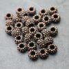 10 Metal Berry Beads, Antique Copper