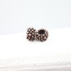 10 Metal Berry Beads, Antique Copper