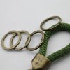 5 Antique Bronze metal Keyrings, 30 mm