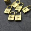 1 Love Padlock Love Lock Pendants Gold