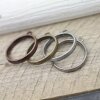 5 Dark Silver Round Hollow Frame Glue Blank, Open Bezel Blank Frame, Resin Jewelry Findings