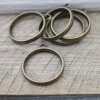 5 Antique Bronze Round Hollow Frame Glue Blank, Open Bezel Blank Frame, Resin Jewelry Findings