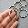 5 Antique Bronze Round Hollow Frame Glue Blank, Open Bezel Blank Frame, Resin Jewelry Findings