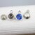 20 Antique Silver Pendants Settings for Swarovski and Preciosa Crystal 8 mm