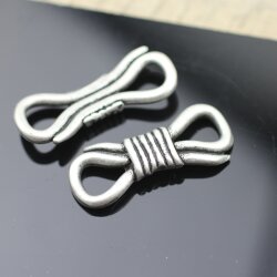 1 Dark Silver Bracelet Connector Charms