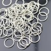 50 Antique Silver Jump Rings 14 mm