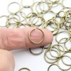 50 Antique Bronze Jump Rings 14 mm