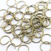 50 Antique Bronze Jump Rings 14 mm