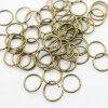 50 Antique Bronze Jump Rings 14 mm