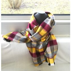 Remnant SALE XXL Snuggle Wool Scarf Fringed Scarf Big...