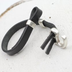 5 Antique Bronze Hook Bracelet Clasp Sets